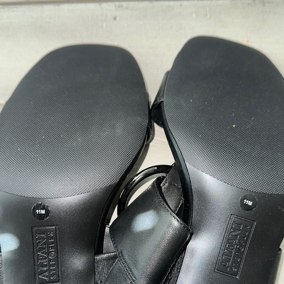 Alfani Black Sandals with Wide Strap‎ and Flat Sole - Picture 7 of 7